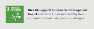DNV GL supports SDG 3